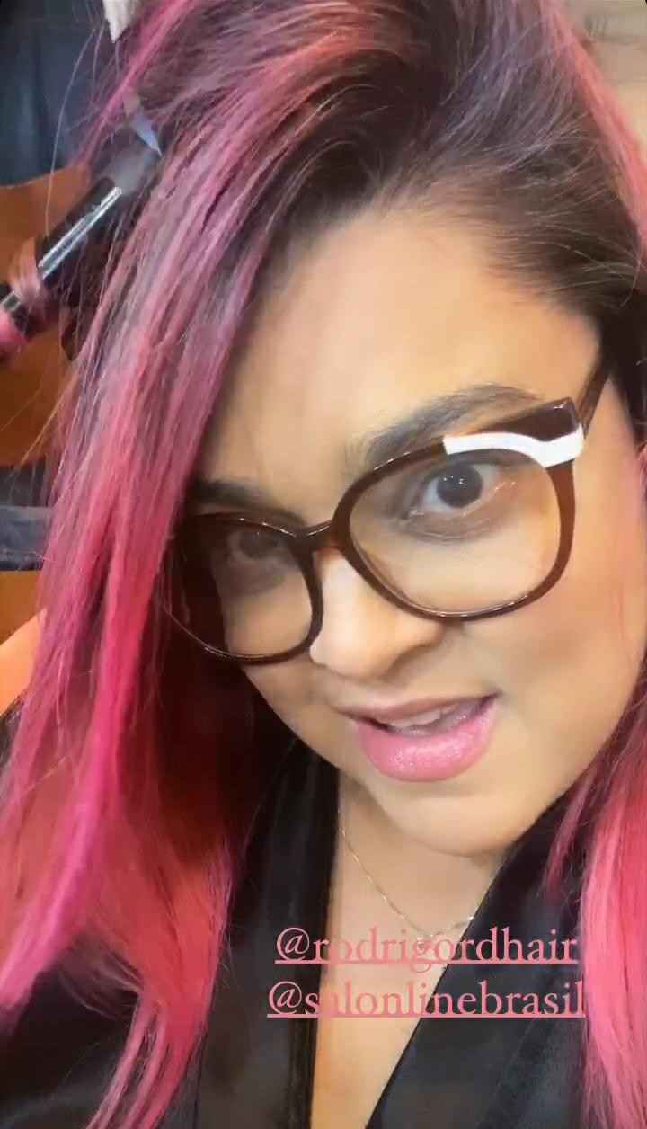 Preta Gil pinta cabelos de rosa (Foto: Reprodução/Instagram)