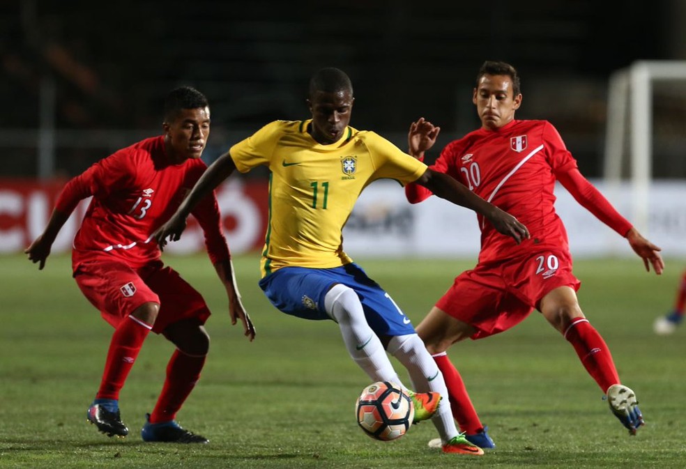 Vinícius Júnior foi o principal jogador do Brasil no Sul-Americano, mas não vai disputar o Mundial (Foto: Reprodução Twitter)