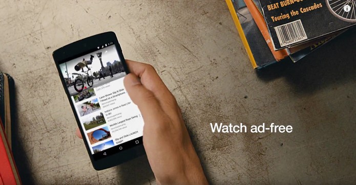 YouTube Red permite que usuários rodem vídeos sem anúncios (Foto: Divulgação/YouTube)