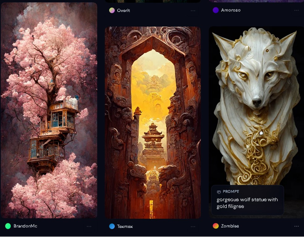 discord-midjourney-ilustração — Foto: Reprodução/Midjourney