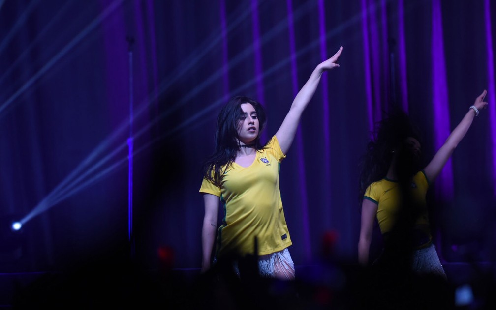 As integrantes do Fifth Harmony se apresentam em São Paulo (Foto: Flavio Moraes/G1)