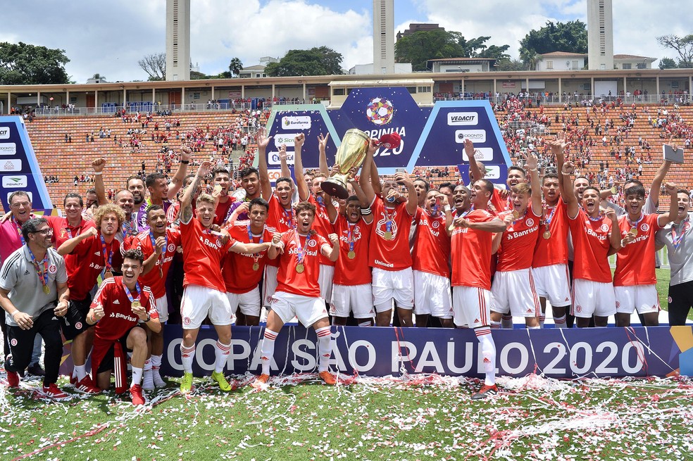 Internacional é o atual campeão da Copa São Paulo de Futebol Júnior — Foto: Marcos Ribolli