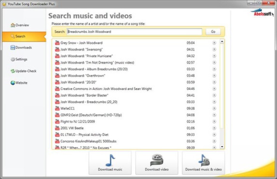 free youtube song downloader for windows 7