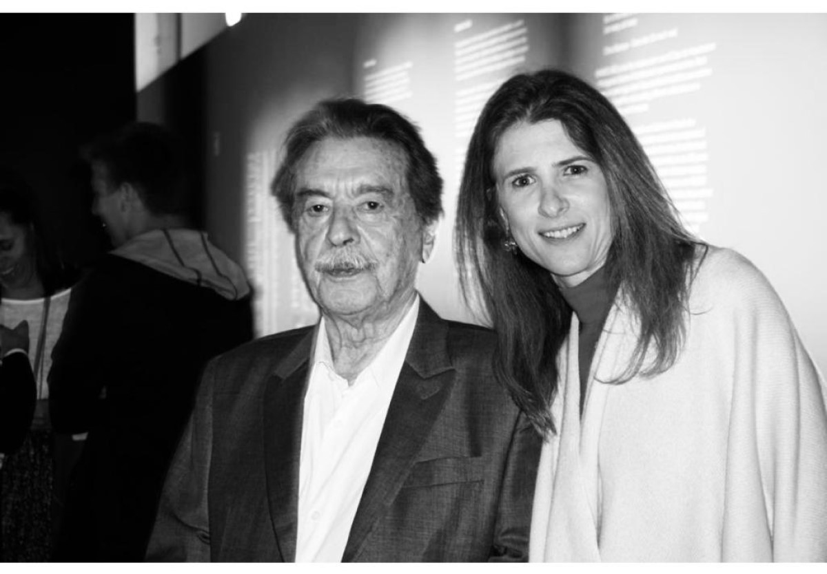 O arquiteto Paulo Mendes da Rocha e a designer brasileira Lissa Carmona  (Foto: Arquivo Pessoal / Lissa Carmona )