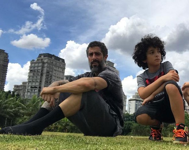 Mion e o filho, Stefano (Foto: Reprodução/ Instagram)