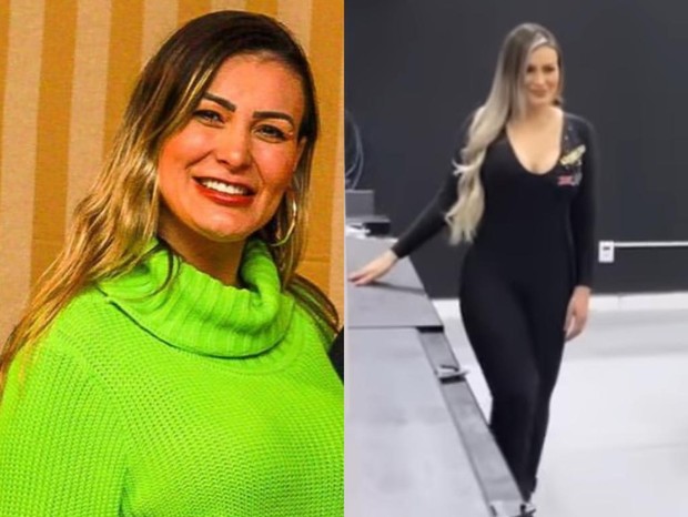 Antes e depois de Andressa Urach (Foto: Reprodução/Instagram)