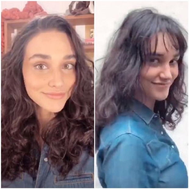 Antes e o depois de Débora Nascimento (Foto: Reprodução/Instagram)