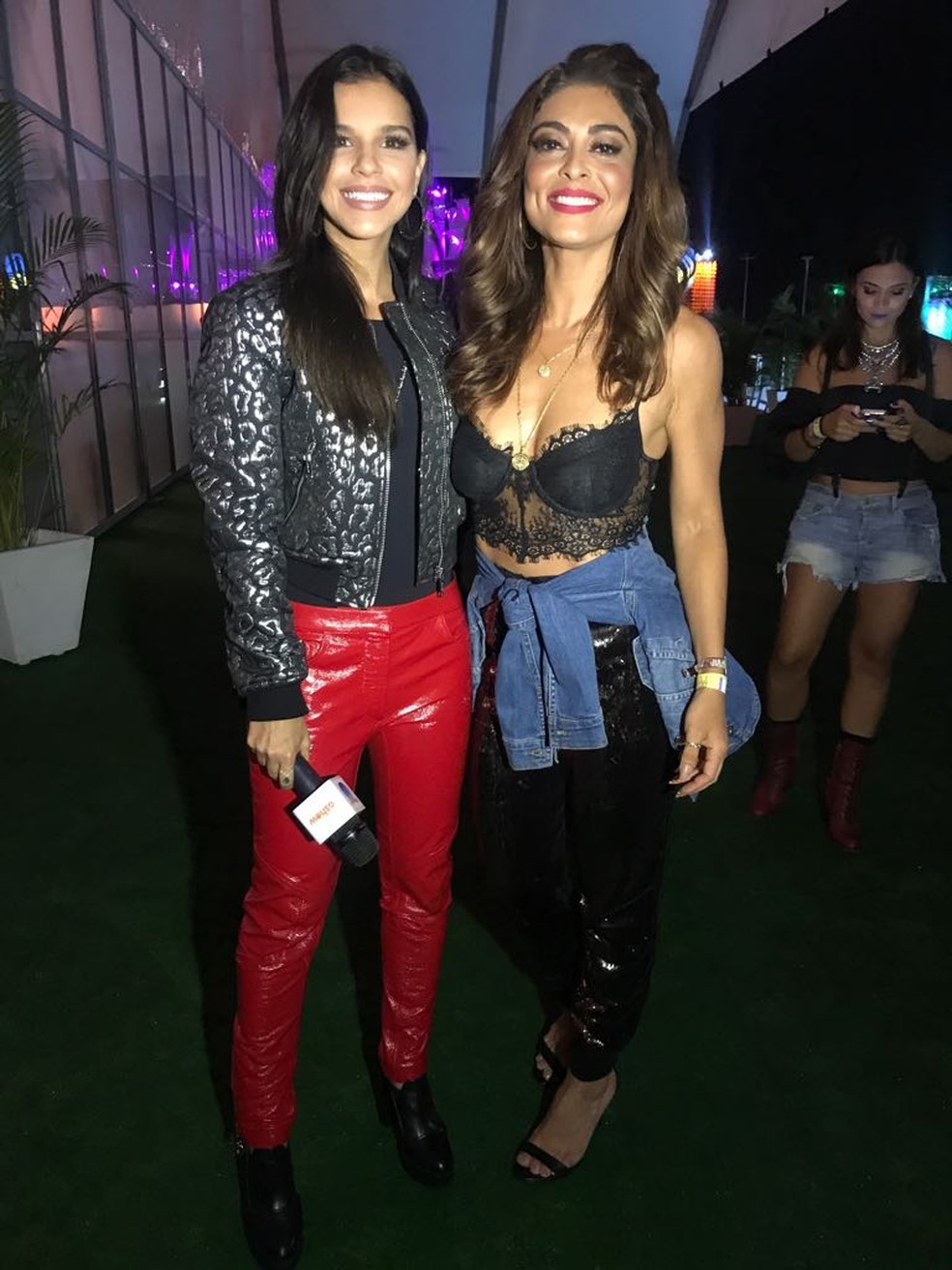 Mariana Rios e Juliana Paes bateram um papo exclusivo para o Gshow (Foto: Victor Hugo Camara/Gshow)