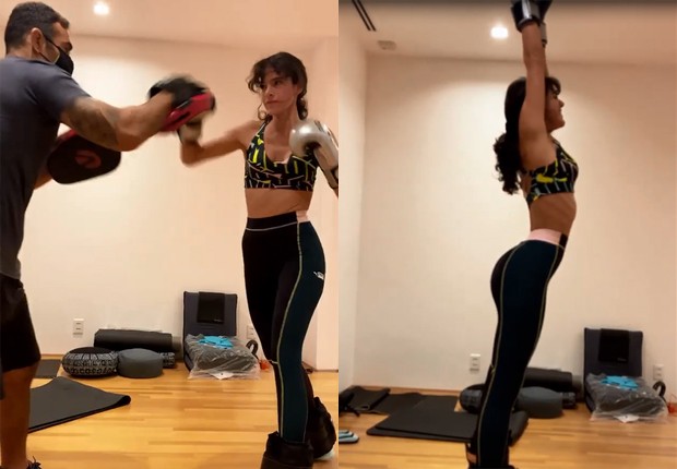 Bruna Marquezine  faz aula de luta (Foto: Reprodução/Instagram)