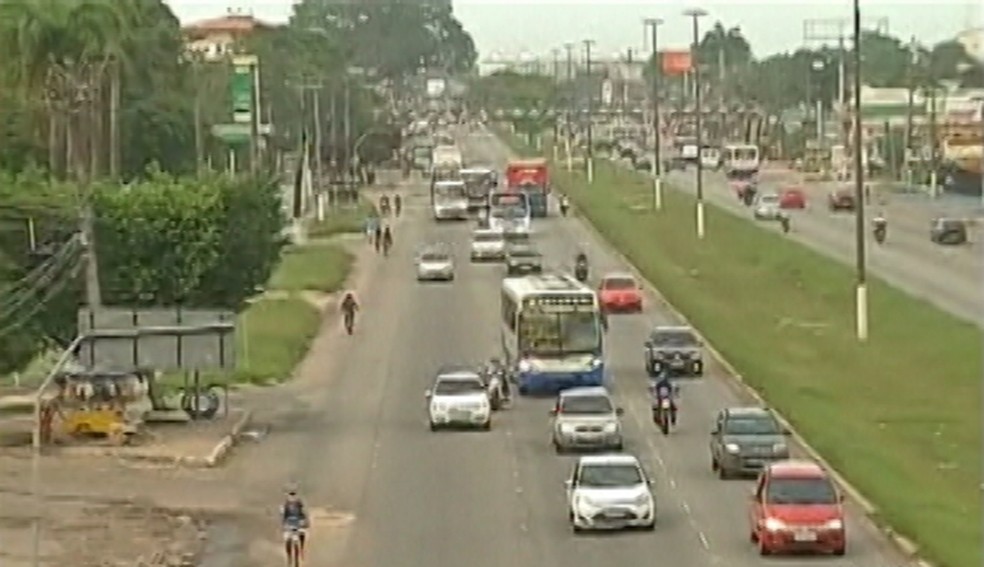 Governo do Estado passou a administrar os primeiros 16 km da BR-316, que vai do Entroncamento a Benevides. (Foto: Reprodução/TV Liberal)