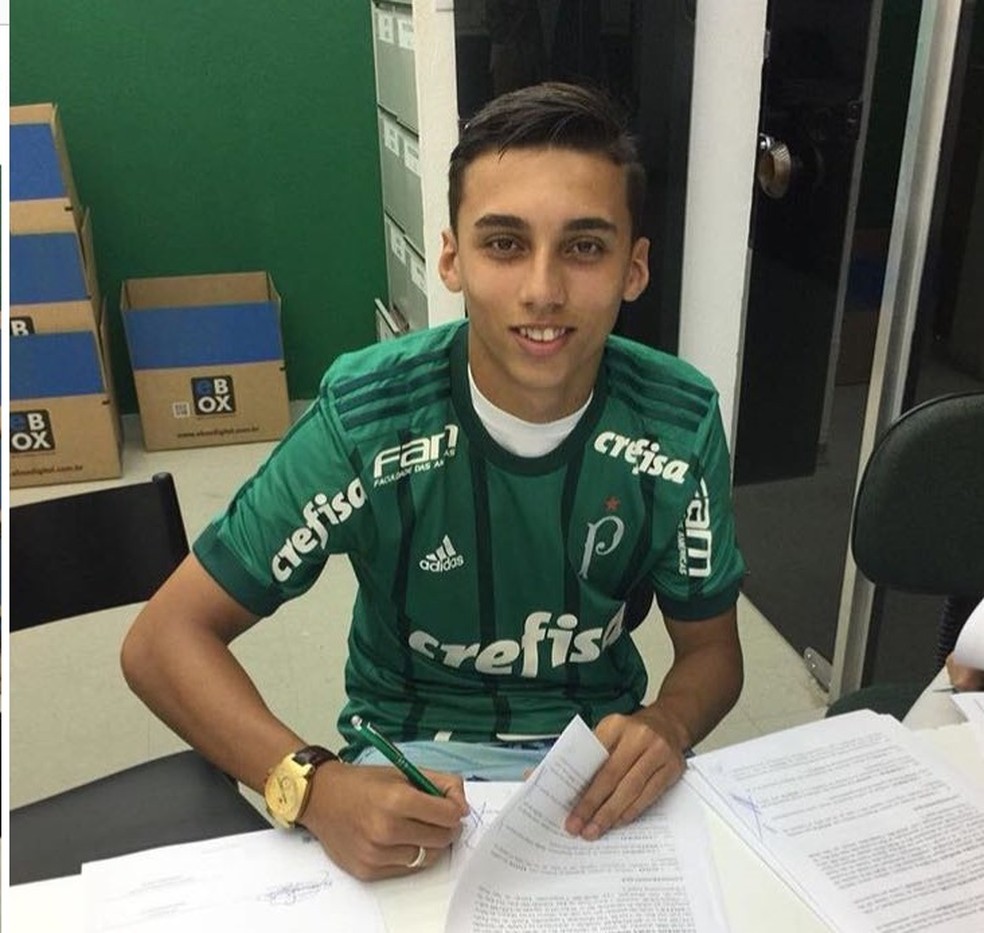 Guilherme Vieira chega ao Palmeiras por empréstimo de um ano e meio (Foto: Reprodução)