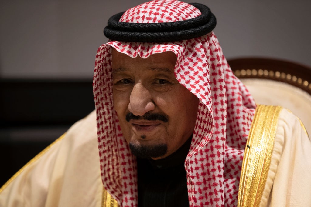 Salman bin Abdulaziz Al Saud, rei da Arábia Saudita, em isolamento para prevenir contágio (Foto: Getty Images)