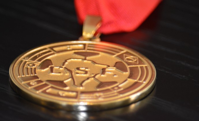 Medalha de ouro Copa América seleção brasileira feminina (Foto: Murilo Borges)