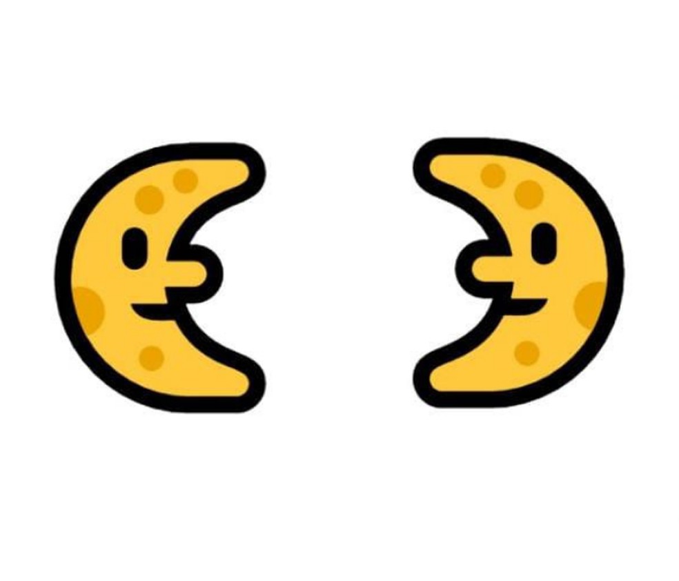 "Qual o significado dos emojis de lua?": entenda o duplo sentido atribuído; — Foto: Reprodução/ Emojipedia