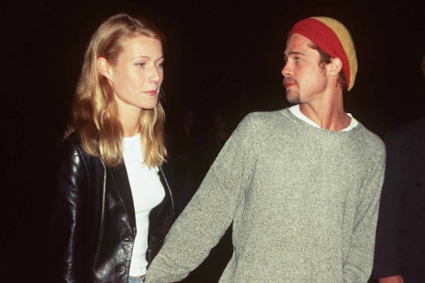 Brad Pitt e Gwyneth Paltrow em foto de 1995 (Foto: Getty Images)