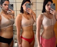 Jéssica Beatriz Costa mostra evolução do corpo em 25 dias: "Sou a minha própria inspiração"