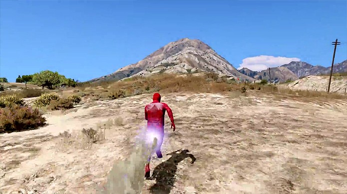 Novo mod que traz super-velocidade de The Flash para GTA 5 impressiona (Foto: Reprodução/YouTube)