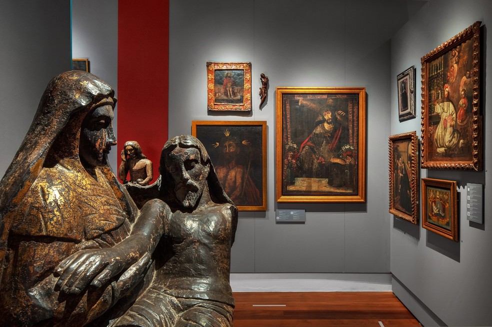 Imagens do acervo do Museu Boulieu, o mais novo de Ouro Preto, em Minas Gerais, focado na arte barroca  — Foto: Nelson Kon / Divulgação