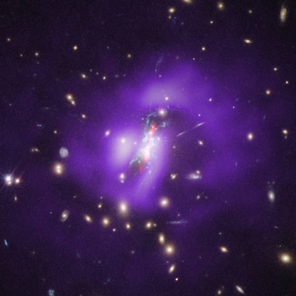 Aglomerado Phoenix Cluster (Foto: NASA)