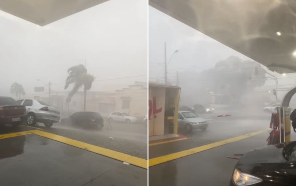 Avenida São Paulo- Chuva causa estragos em Sorocaba  — Foto: José Padilha/Arquivo Pessoal 
