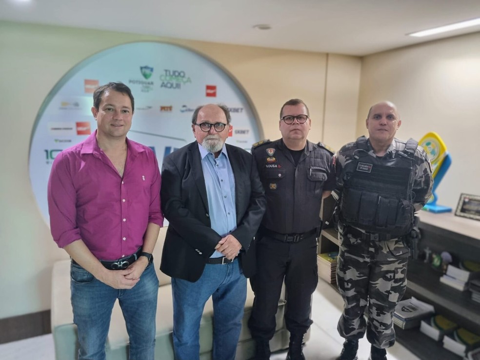Reuni&atilde;o MP, PM, FNF foi realizada nesta quinta-feira &mdash; Foto: Divulga&ccedil;&atilde;o