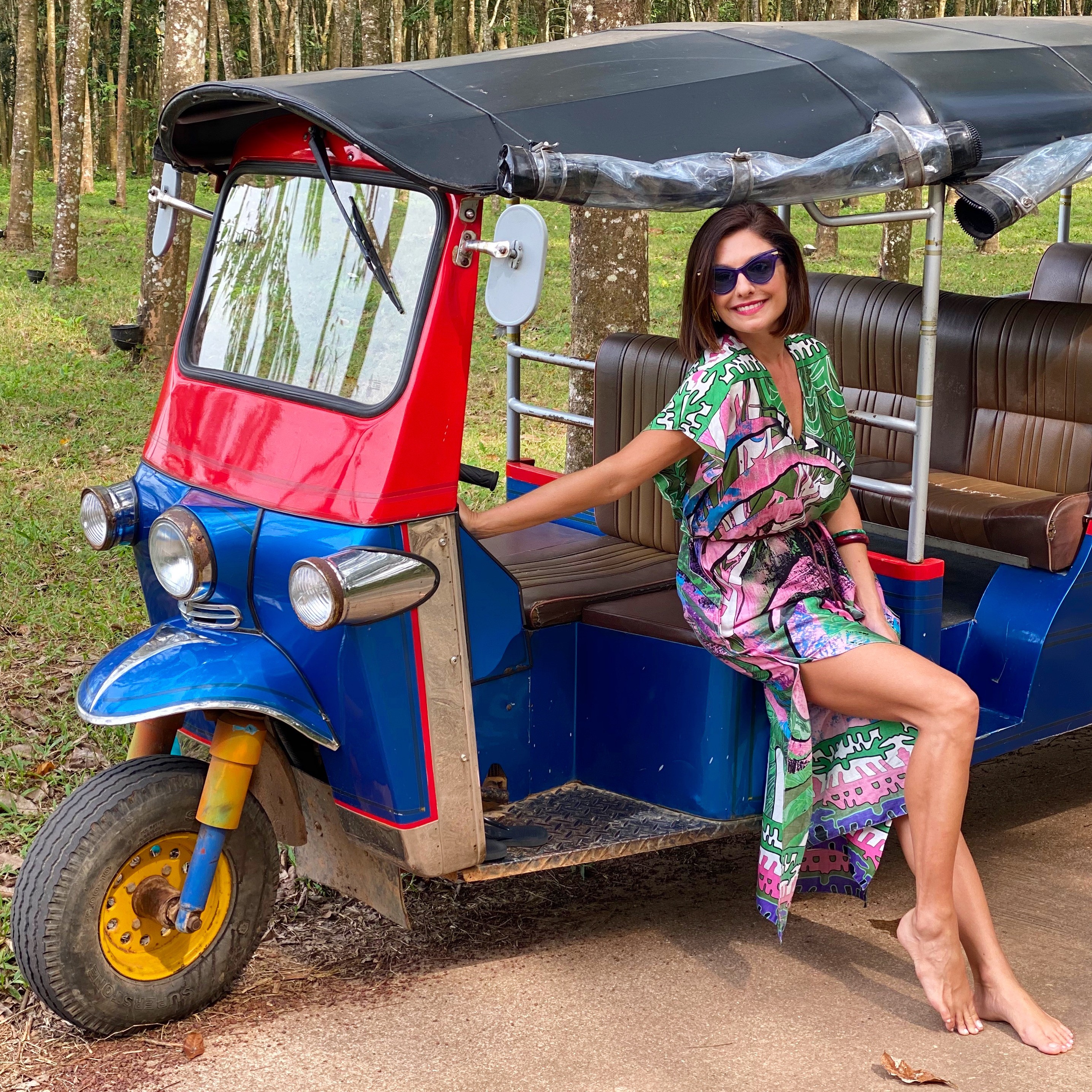 Tuk Tuk: um tour não invasivo pela cultura local pode ser feito em um Tok Tok vintage, de caiaque ou bicicleta (Foto: Arquivo pessoal)