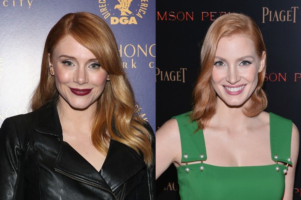 As atrizes Bryce Dallas Howard e Jessica Chastain (Foto: Getty Images)