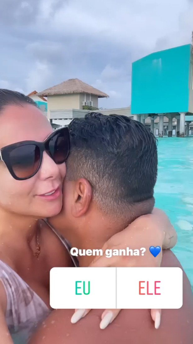 Carla Perez e Xanddy estão curtindo férias nas Ilhas Maldivas (Foto: Reprodução /  Instagram)
