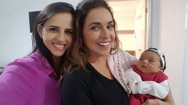 Giovanna Póvoas, Daniela Mercury e Mel (Foto: Reprodução / Instagram)