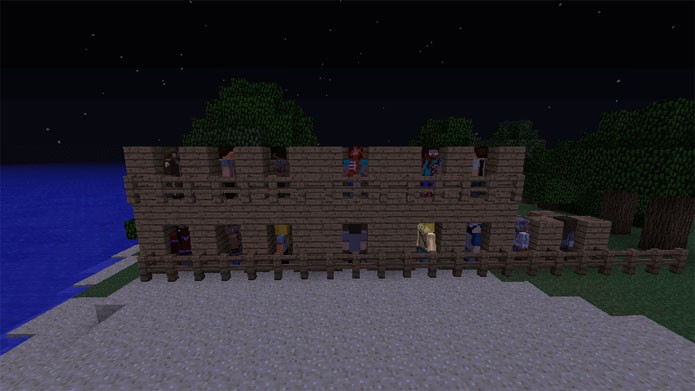 Os zumbis de The Walking Dead invadem Minecraft (Foto: Reprodução/File-Minecraft)