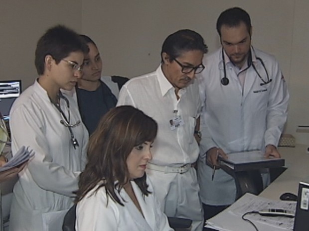 Residentes aprendem no Hospital de Base em Rio Preto (Foto: Reprodução/ TV TEM) Residentes aprendem no Hospital de Base em Rio Preto (Foto: Reprodução/ TV TEM)
