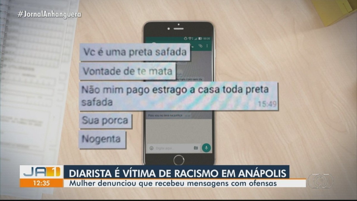 Inquilina denuncia ter sido xingada de 'preta safada' e 'macaca' por dono  de imóvel: 'Dor que não tem explicação' | Goiás | G1