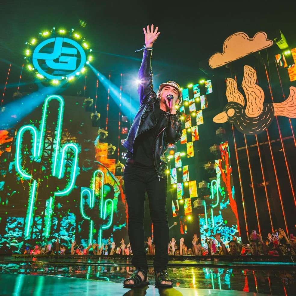 João Gomes se apresenta no Rock in Rio no dia 4/9 — Foto: Steff Lima