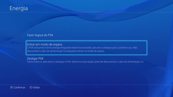 Playstation 4: como fazer downloads com o console desligado (Foto: Reprodução/Murilo Molina)