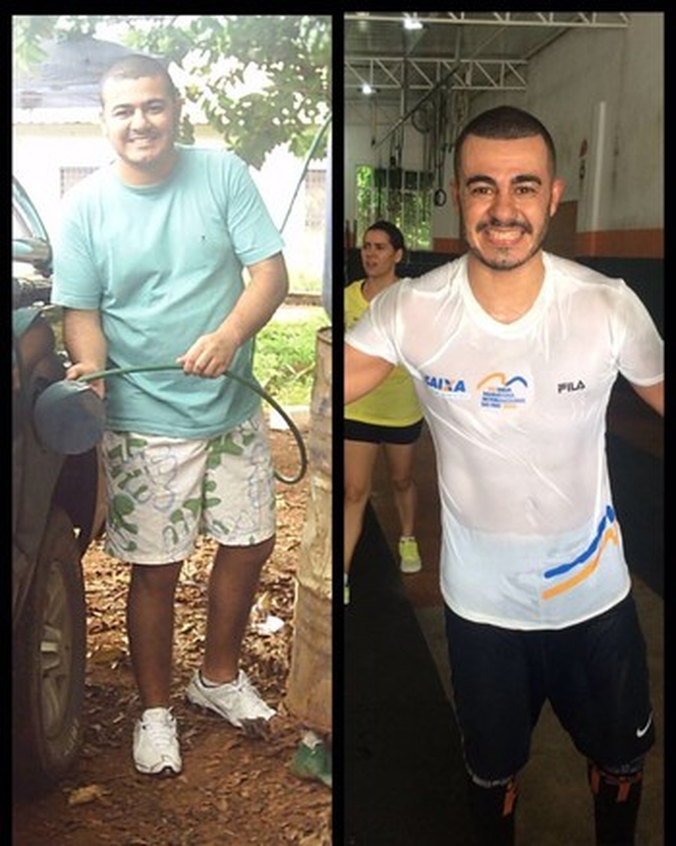 Além da transformação física, depois de um pré-infarto, quando passou dos 115kg para os 73kg, com caminhadas, reeducação alimentar e Crossfit (Foto: Arquivo pessoal)