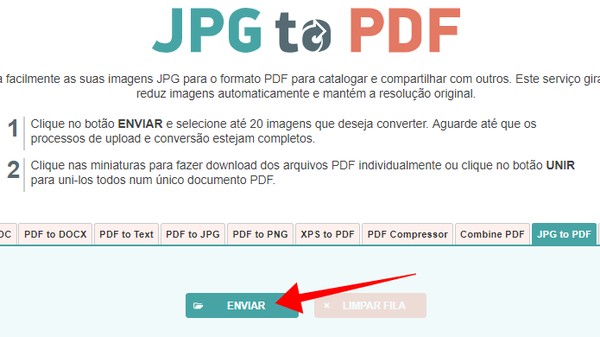 Como Transformar Jpg Em Pdf Sem Instalar Programas No Computador Produtividade Techtudo