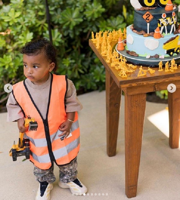 A decoração da festa de aniversário de 2 anos de Psalm, um dos quatro filho de Kim Kardashian e Kanye West (Foto: Instagram)
