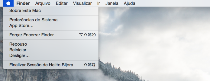 Acesse as configura??es do OS X (Foto: Reprodu??o/Helito Bijora) 
