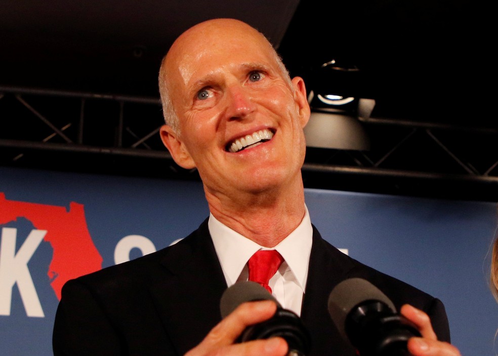 O senador republicano Rick Scott — Foto: Joe Skipper / Reuters