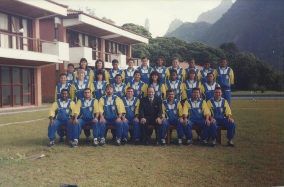Seleção brasileira de 1995 — Foto: Acervo pessoal Lunalva Torres de Almeida