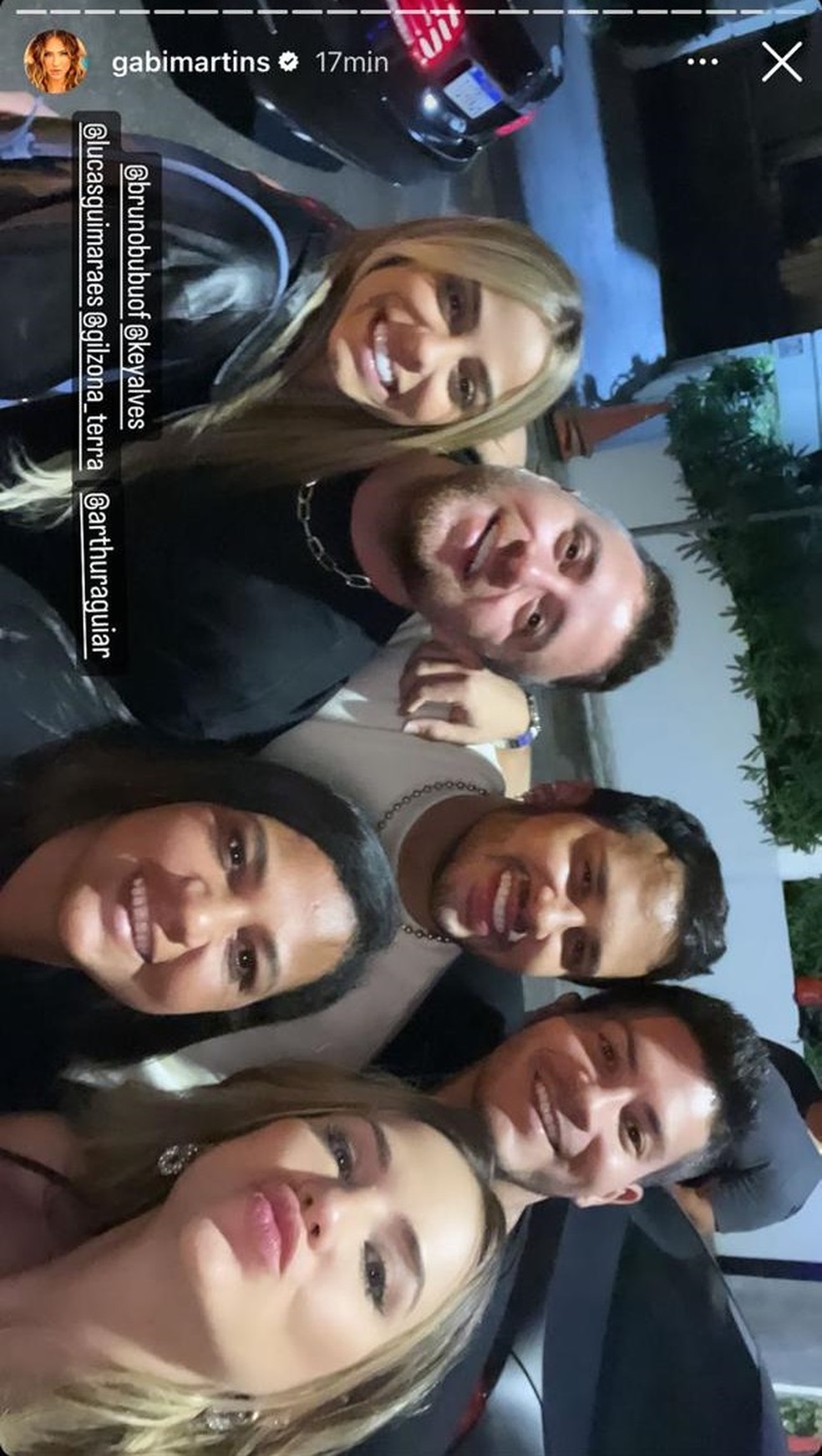 Key Alves com Gabi Martins e Arthur Aguiar BBB — Foto: Reprodução/Instagram