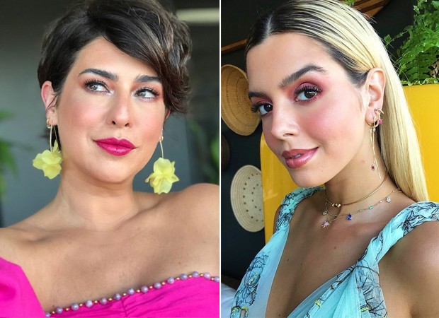 Fernanda Paes Leme e Giovanna Lancellotti no casamento da empresária Juliana Pedrosa (Foto: Reprodução/Instagram)