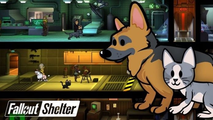 Cães e gatos são as novidades da atualização natalina de Fallout Shelter (Foto: Divulgação / Bethesda)