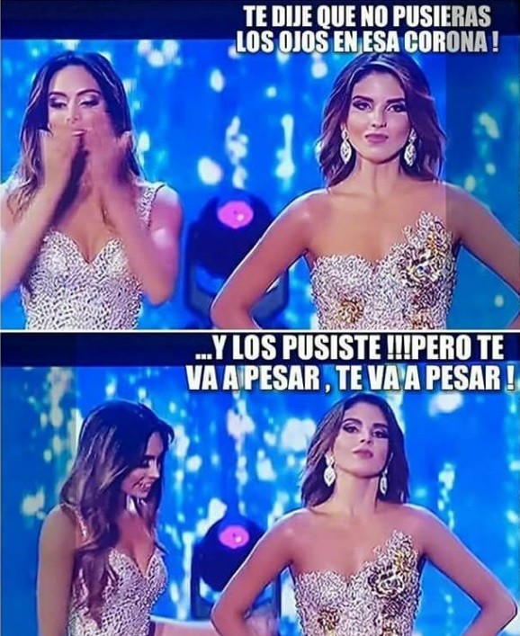 A decepção de Vanessa contrasta com a felicidade da nova Miss Colômbia
