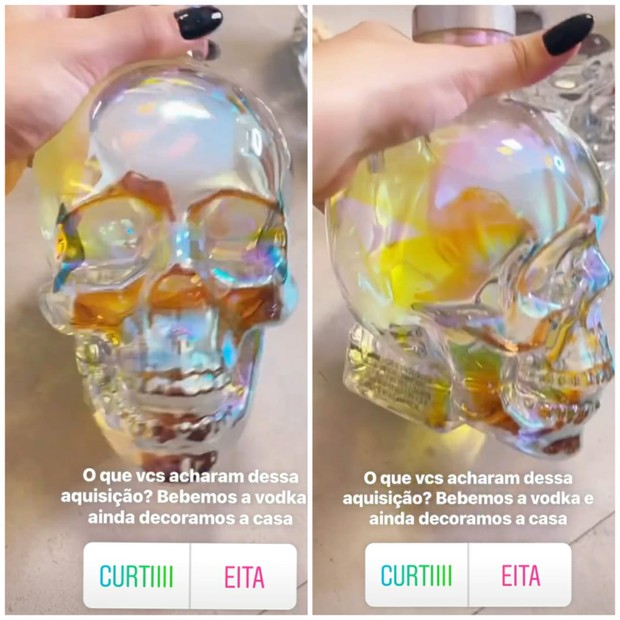 Carla Díaz compra vodca em viagem ao Egito (Foto: Reprodução/Instagram )