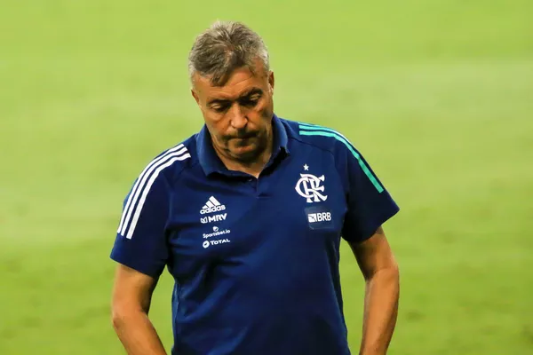 Domènec Torrent não é mais técnico do Flamengo — Foto: Domenec Flamengo Atlético-MG Mineirão