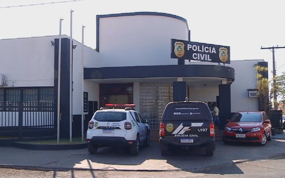Delegacia de Itumbiara — Foto: Reprodução/TV Anhanguera