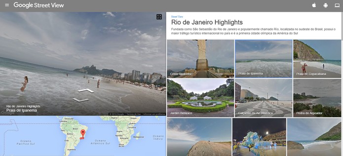 Google adiciona locais dos Jogos Olímpicos de 2016 no Rio de Janeiro (Foto: Reprodução/Barbara Mannara)