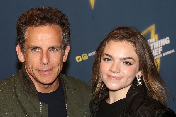O ator Ben Stiller com a filha, Ella Stiller, em evento em Nova York (Foto: Getty Images)