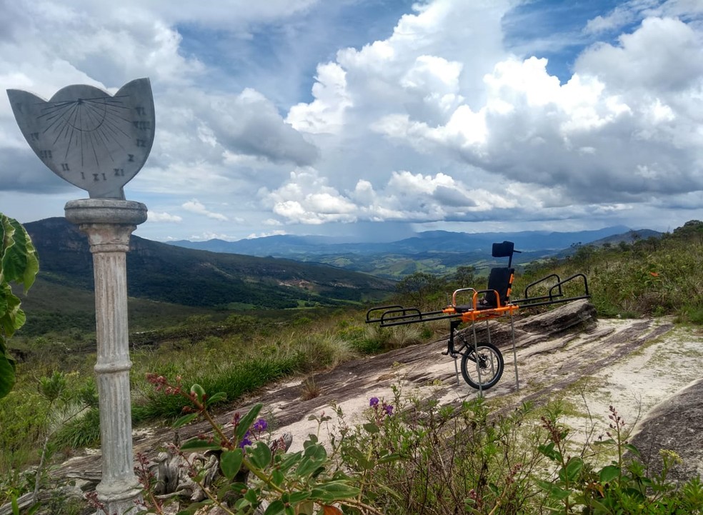 Parque Estadual de Ibitipoca terá cadeiras de rodas adaptadas para deficientes — Foto: IEF/Divulgação